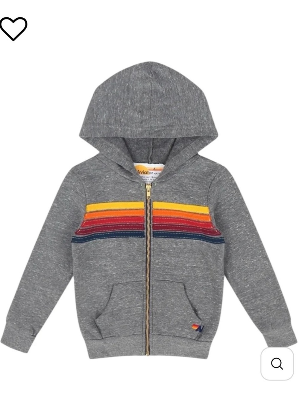 Aviator Nation 5 stripe zip up